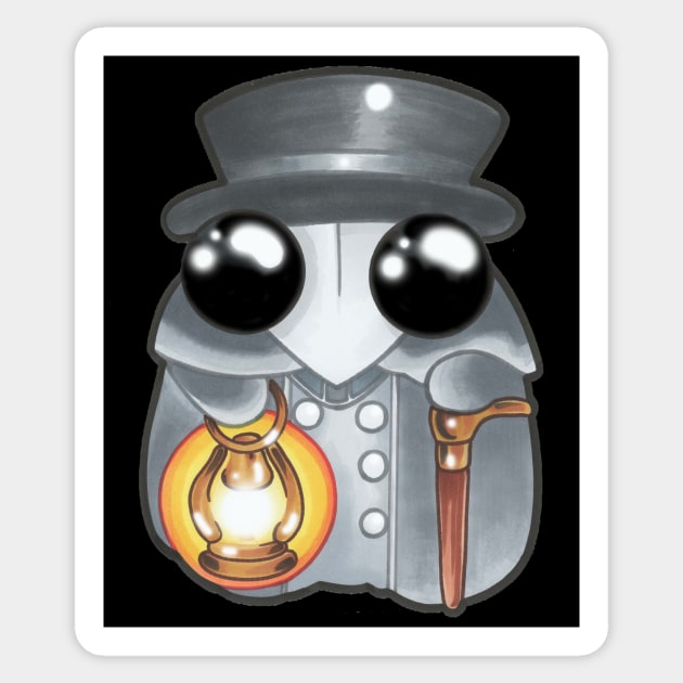 Kawaii Plague Doctor Sticker by NinjaSquirell